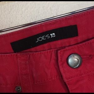 AWESOME Joe's Jeans Red Sz 14